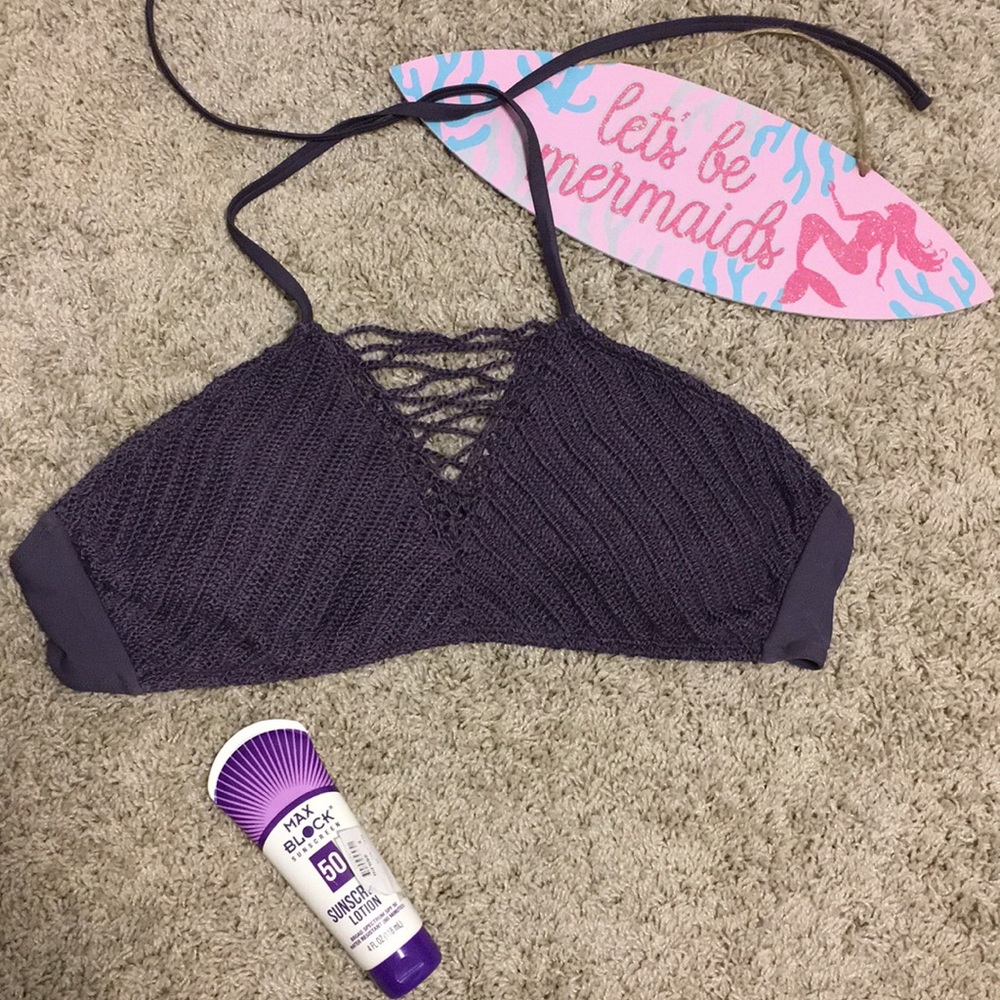 Halter style bikini top